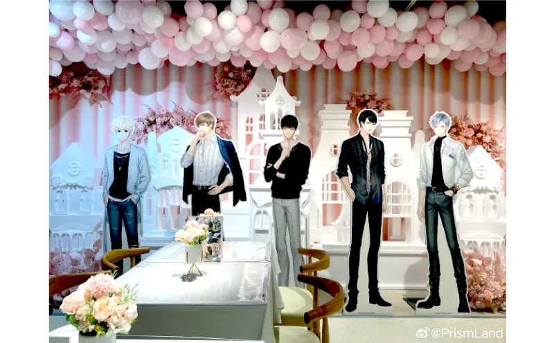 コラボカフェ 恋与制作人 イメージ資料