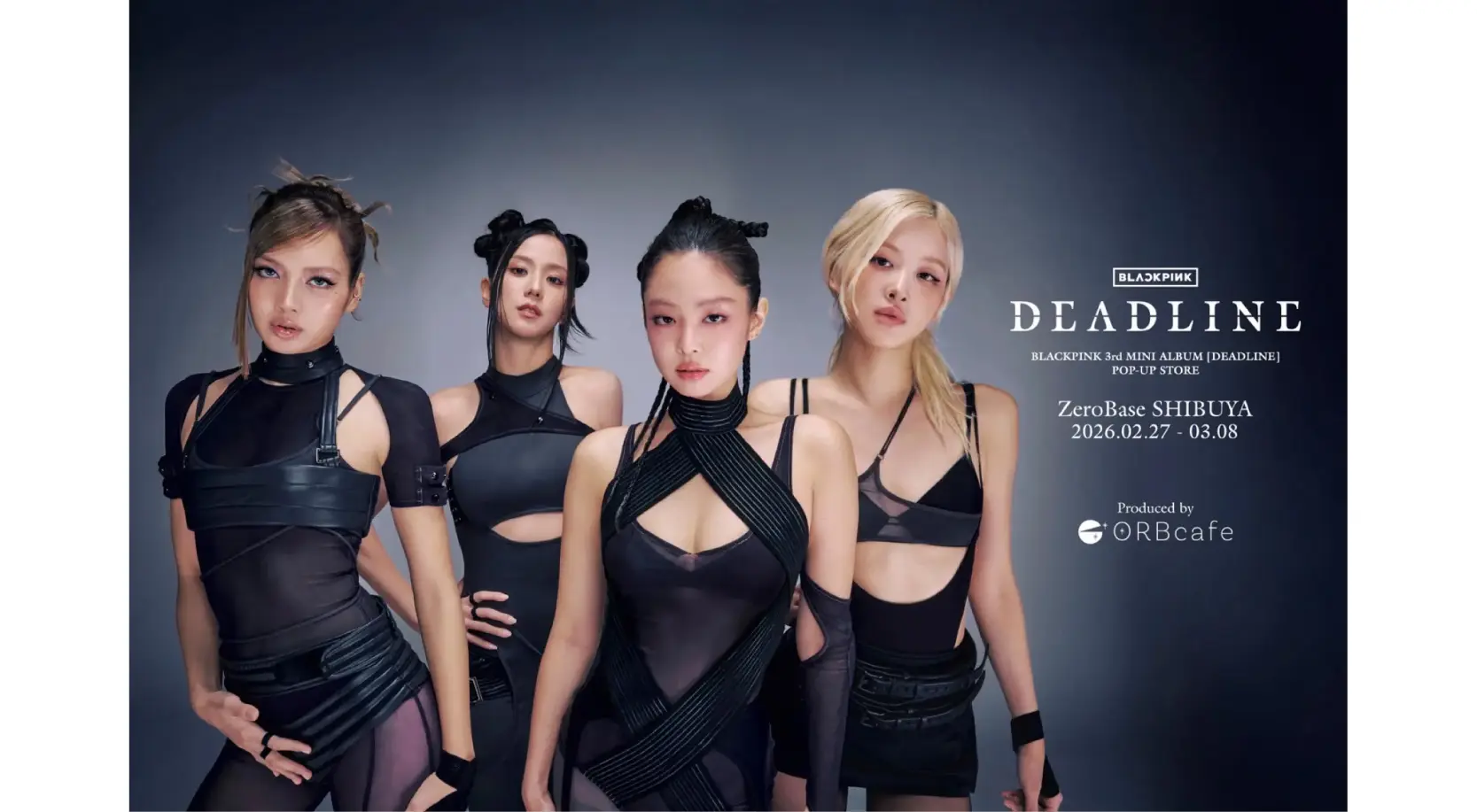 BLACKPINK 3rd MINI ALBUM［DEADLINE］POP-UP STORE Produced by ORBcafe イメージ資料